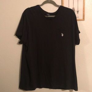 Black U.S Polo ASSN front pocket T-shirt